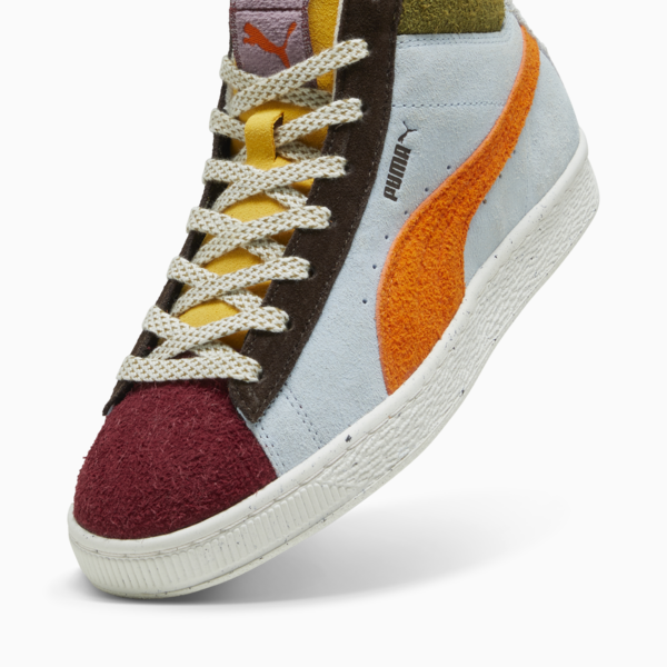 PUMA x lemlem Suede Women's Sneakers, Icy Blue-Cayenne Pepper, large-ZAF