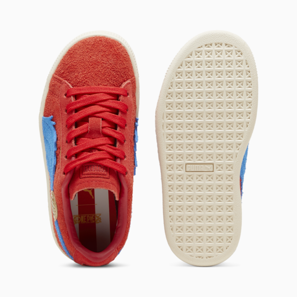 PUMA x ONE PIECE Suede Buggy the Genius Jester Sneakers Kids, For All Time Red-Ultra Blue, large-ZAF
