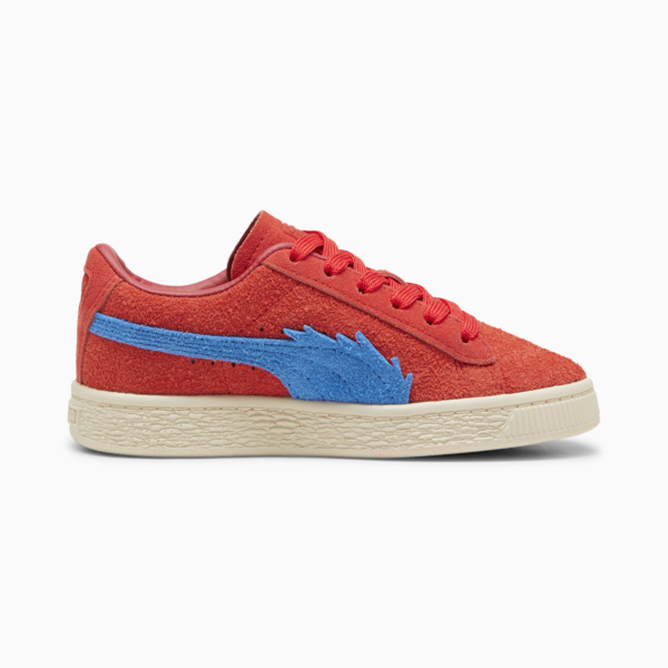 PUMA x ONE PIECE Suede Buggy the Genius Jester Sneakers Kids, For All Time Red-Ultra Blue, large-ZAF
