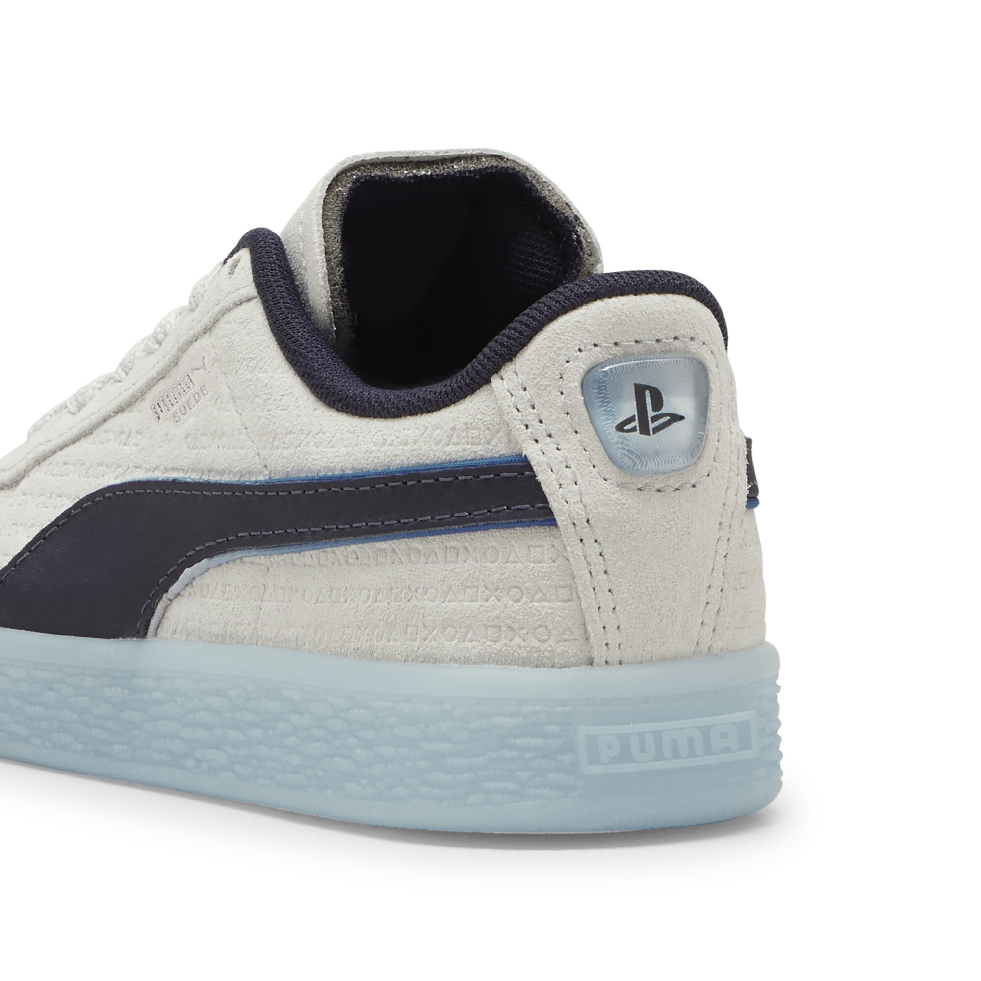 حذاء رياضي للأطفال PUMA X PLAYSTATION Suede رصاصي