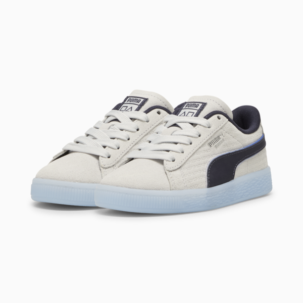 PUMA x PLAYSTATION Suede Kids' Sneakers, Glacial Gray-New Navy, large-ZAF