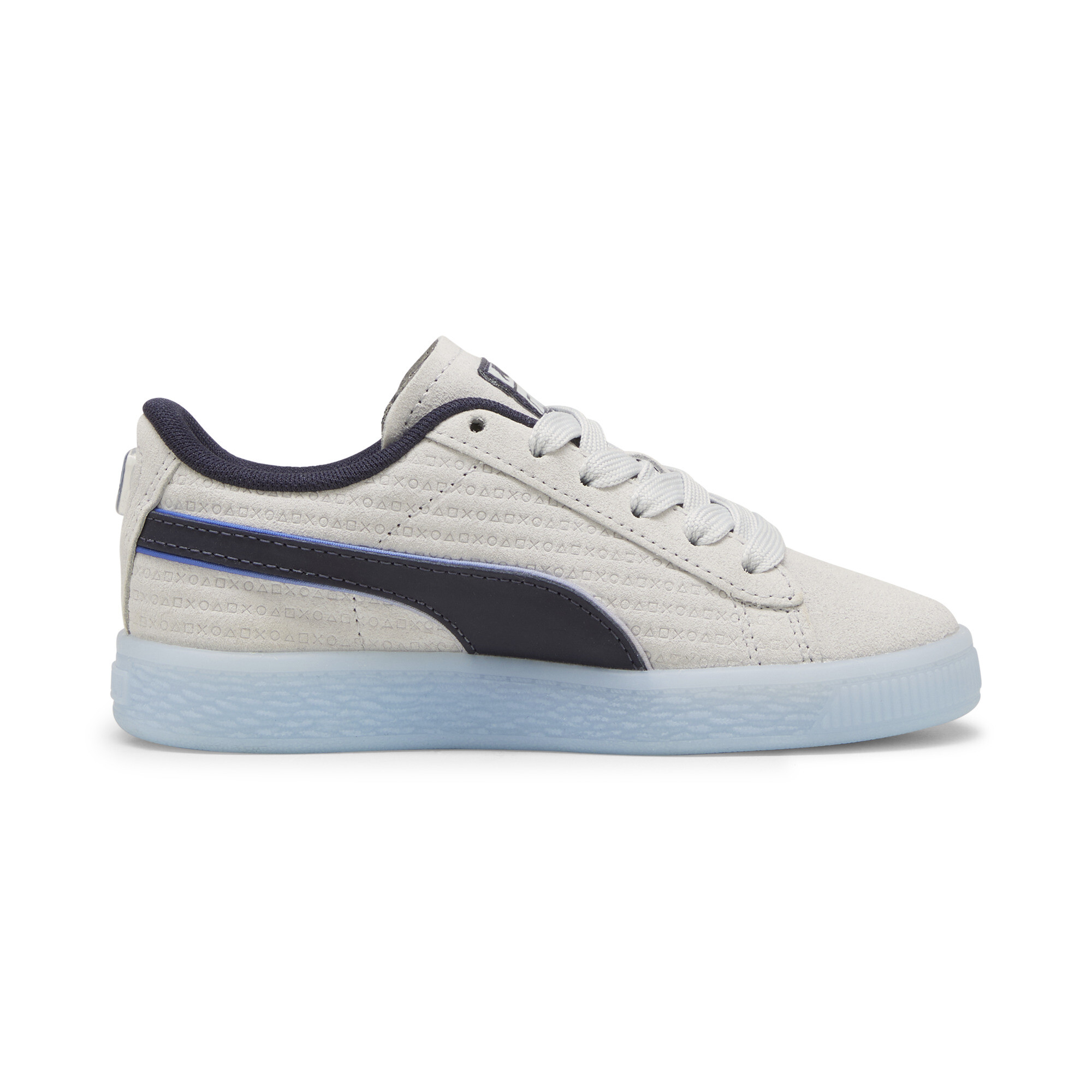 حذاء رياضي للأطفال PUMA X PLAYSTATION Suede رصاصي