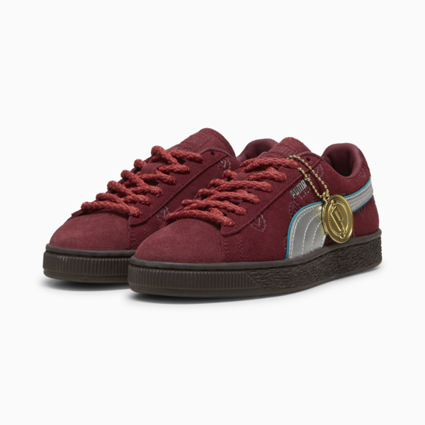 PUMA x ONE PIECE Suede Red-Haired Shanks Sneakers Youth, Team Regal Red-PUMA Silver, large-ZAF
