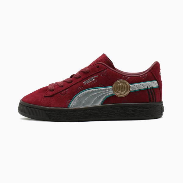 PUMA x ONE PIECE Suede Red-Haired Shanks Sneakers Kids, Team Regal Red-PUMA Silver, large-ZAF