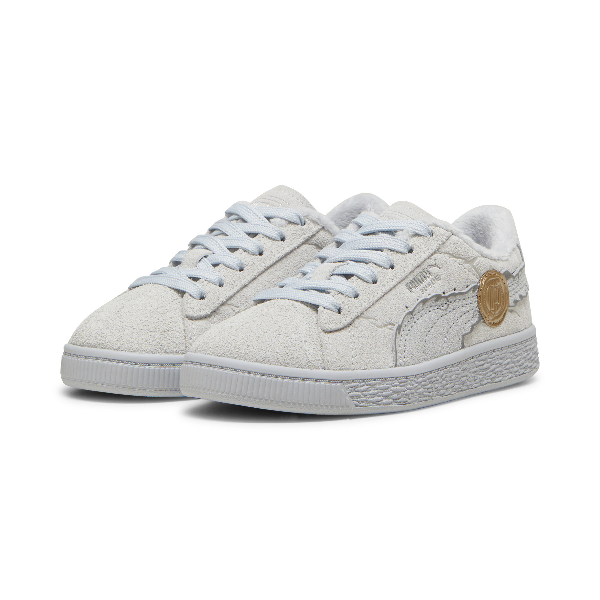 キッズ PUMA x ワンピース 麦わらのルフィ スウェード スニーカー 17-21cm