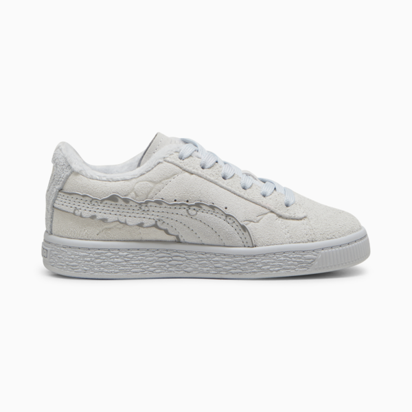 PUMA x ONE PIECE Suede Straw Hat Luffy Sneakers Kids, Feather Gray-Platinum Gray, large-ZAF