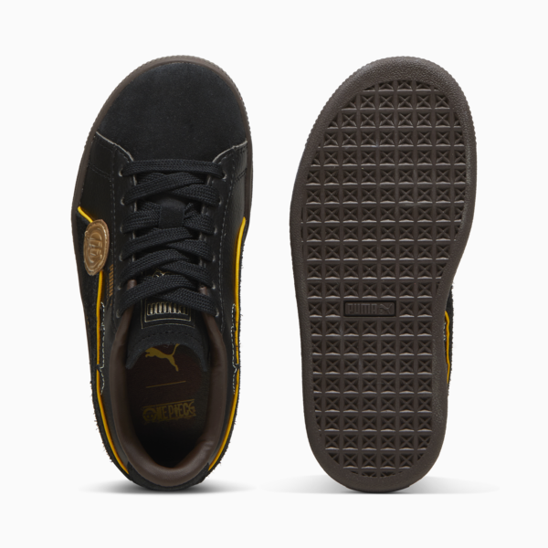 PUMA x ONE PIECE Suede Blackbeard Teech Sneakers Kids, PUMA Black-PUMA Black-Dark Chocolate, large-ZAF