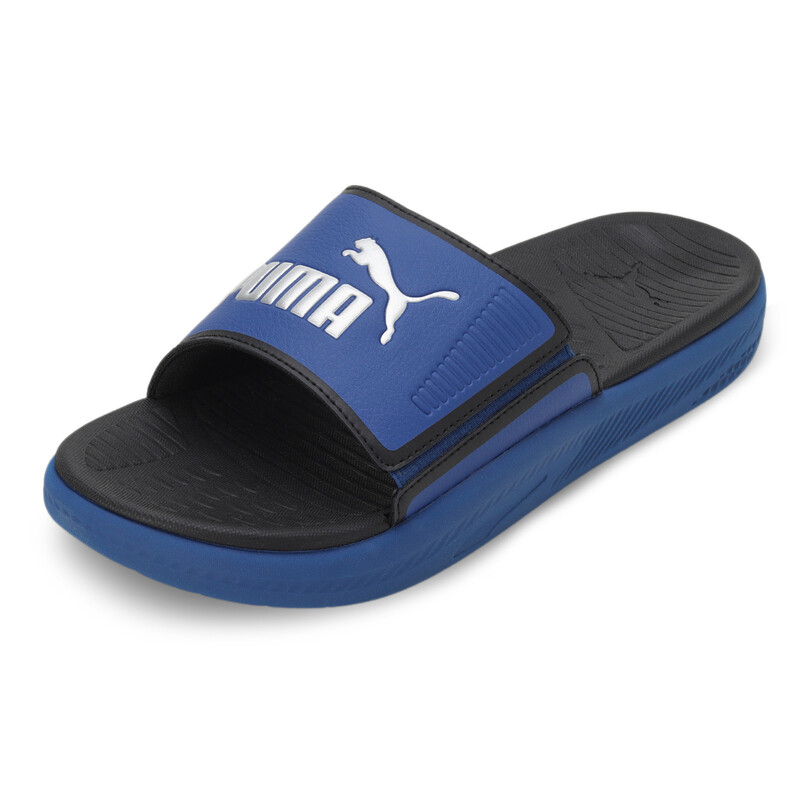 Men s PUMA SOFTRIDE One8 V1 Slides in Silver Blue size 11 PUMA