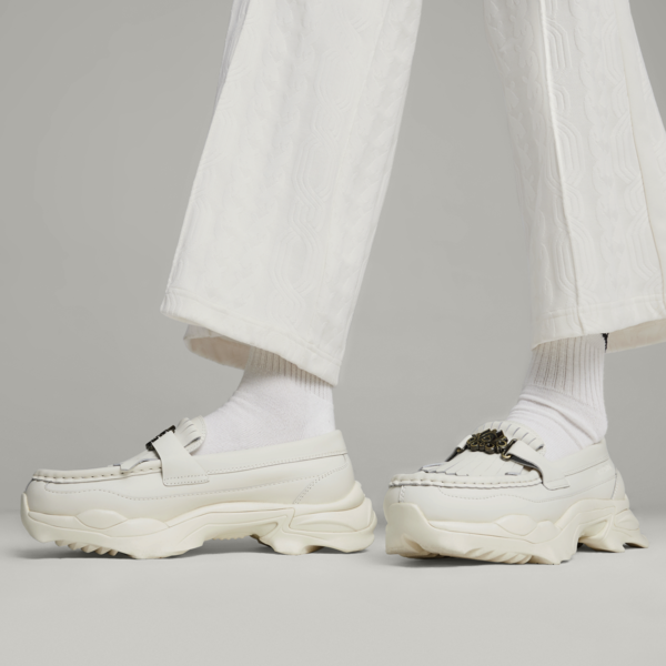 PUMA x PALOMO Nitefox Leather Loafer, Frosted Ivory, large-ZAF