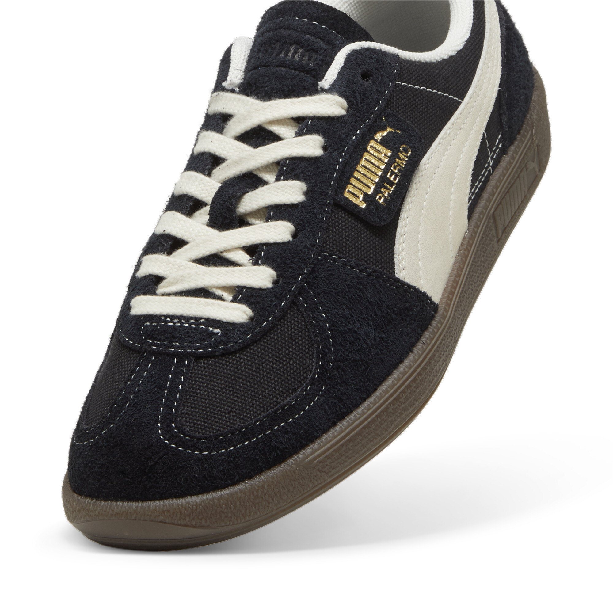 Palermo Vintage sneakers unisex, Zwart, Maat 45 | PUMA