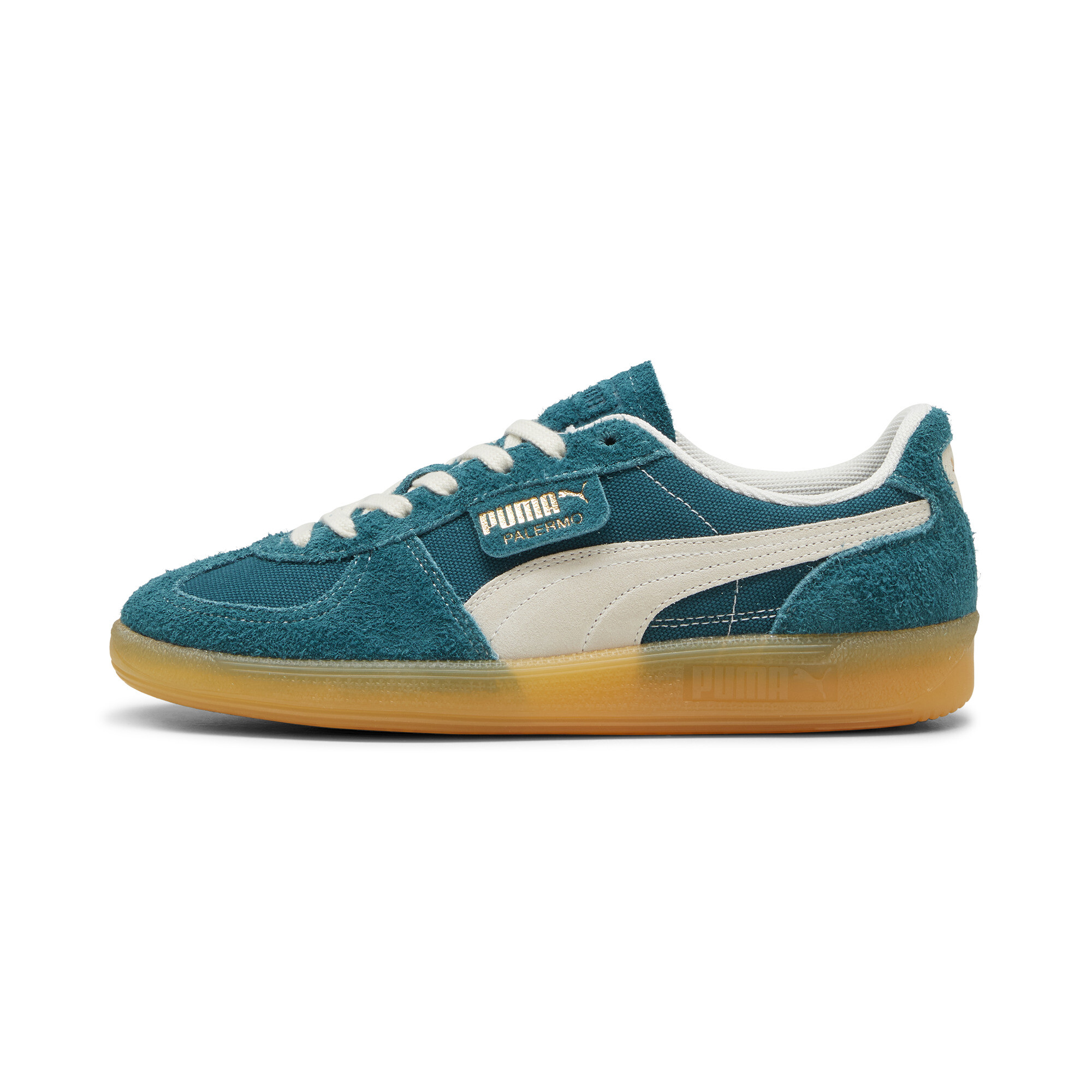 Puma Palermo Vintage Sneakers Unisex Schuhe | Mit Colorful | Cold Green/Frosted Ivory | Größe: 38.5