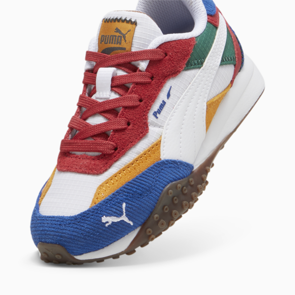 Zapatillas infantiles Blktop Rider Multicolour, PUMA White-Club Red, large-ARG