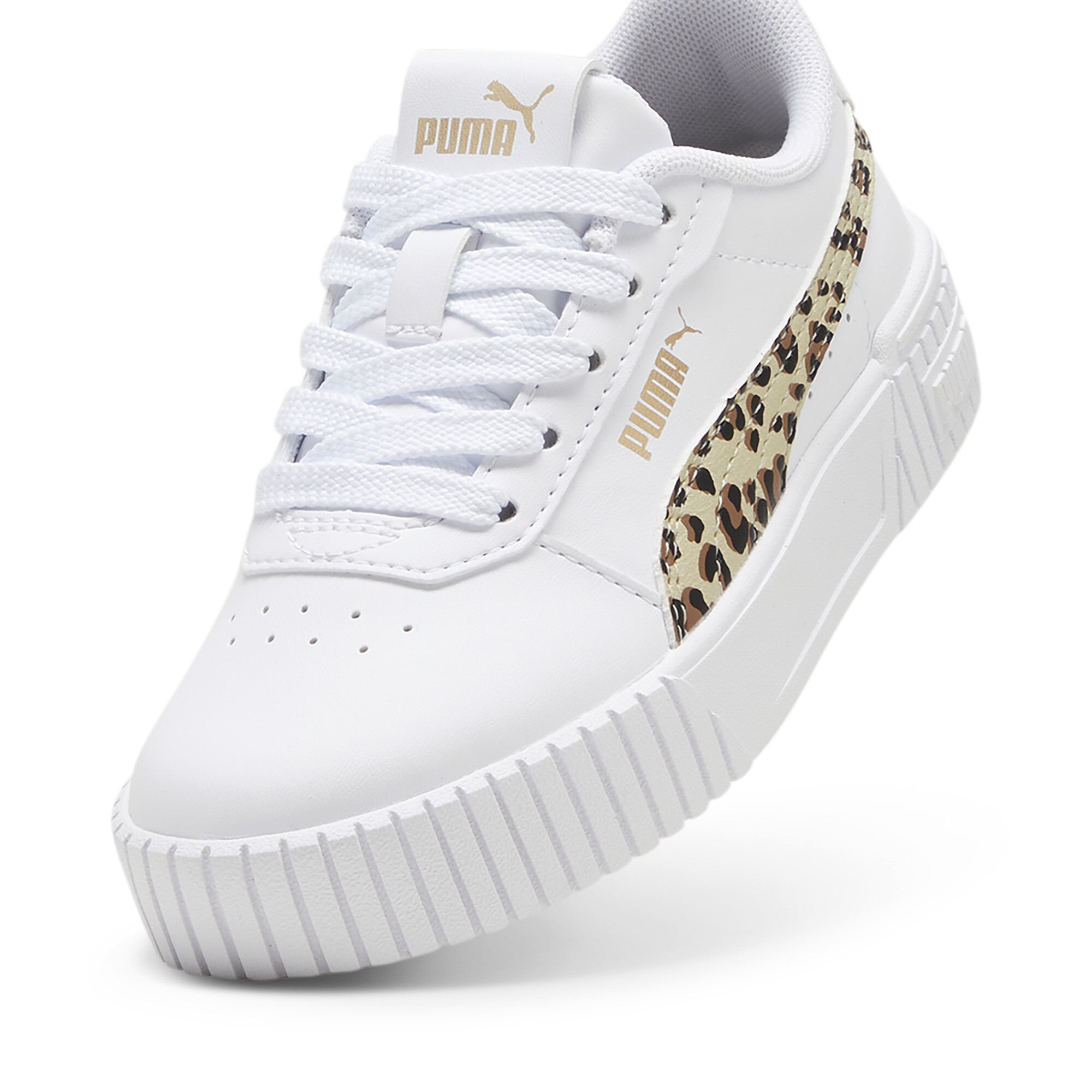 Puma Carina 2.0 Animal Sneakers wit Leer - Dames - Maat 35