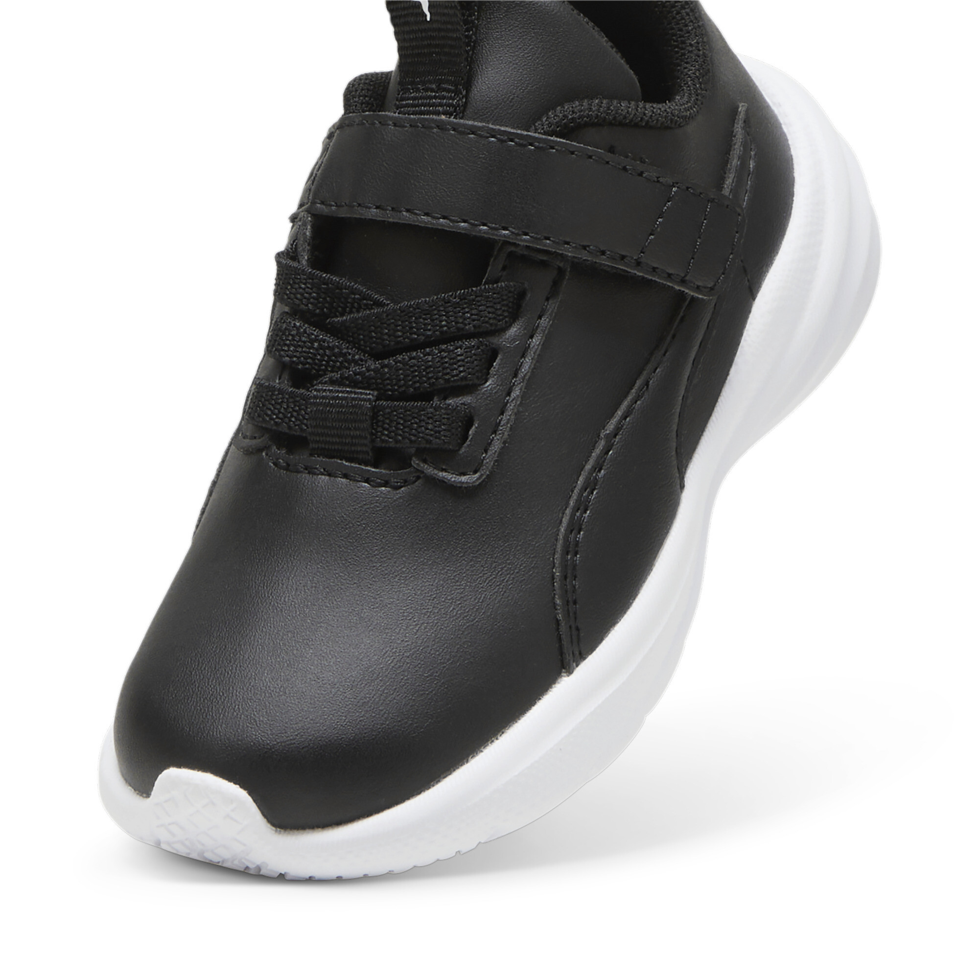 Kids' Puma Rickie Runner Toddler Sneakers In Black, Size EU 23