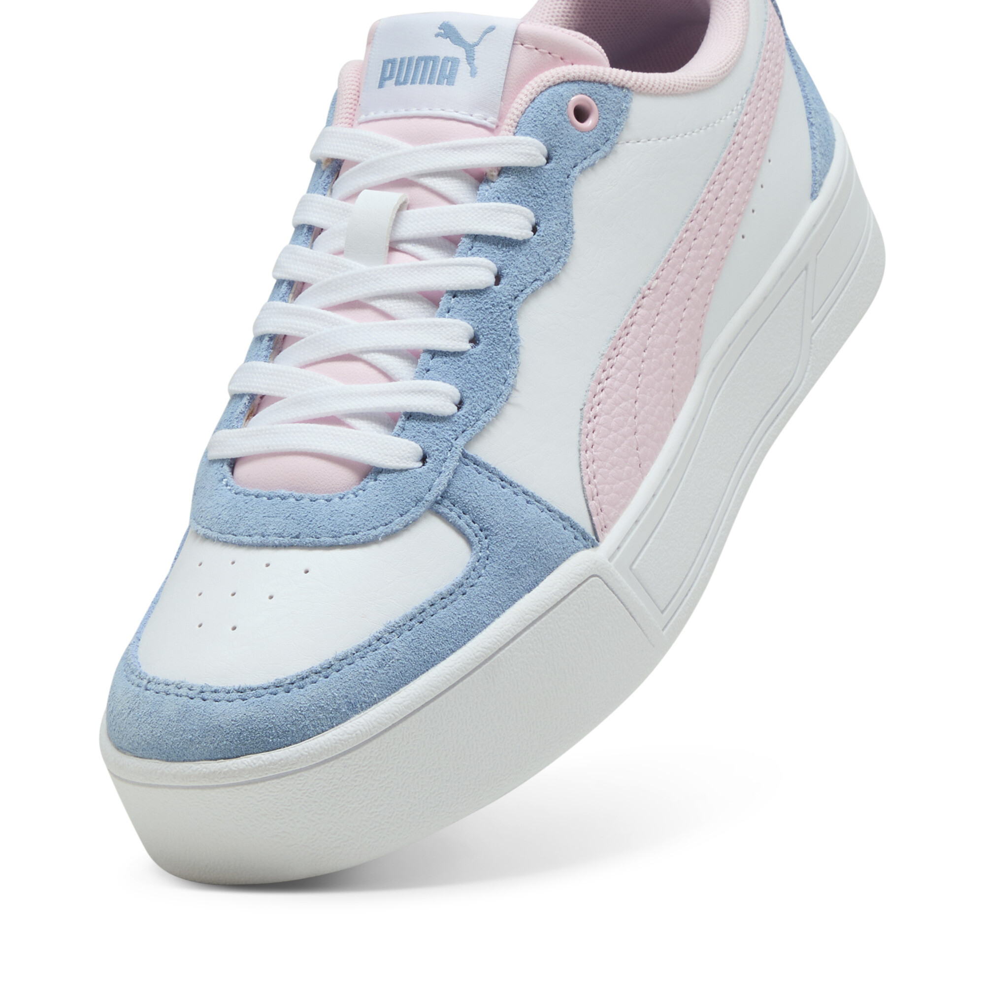 Skye SD sneakers voor Dames, Blauw/Roze, Maat 37 | PUMA