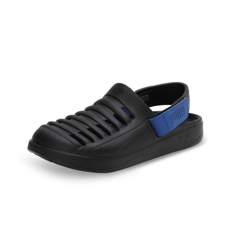 PUMA Youth Clogs Sandals in White/Black/Blue size 12-Y
