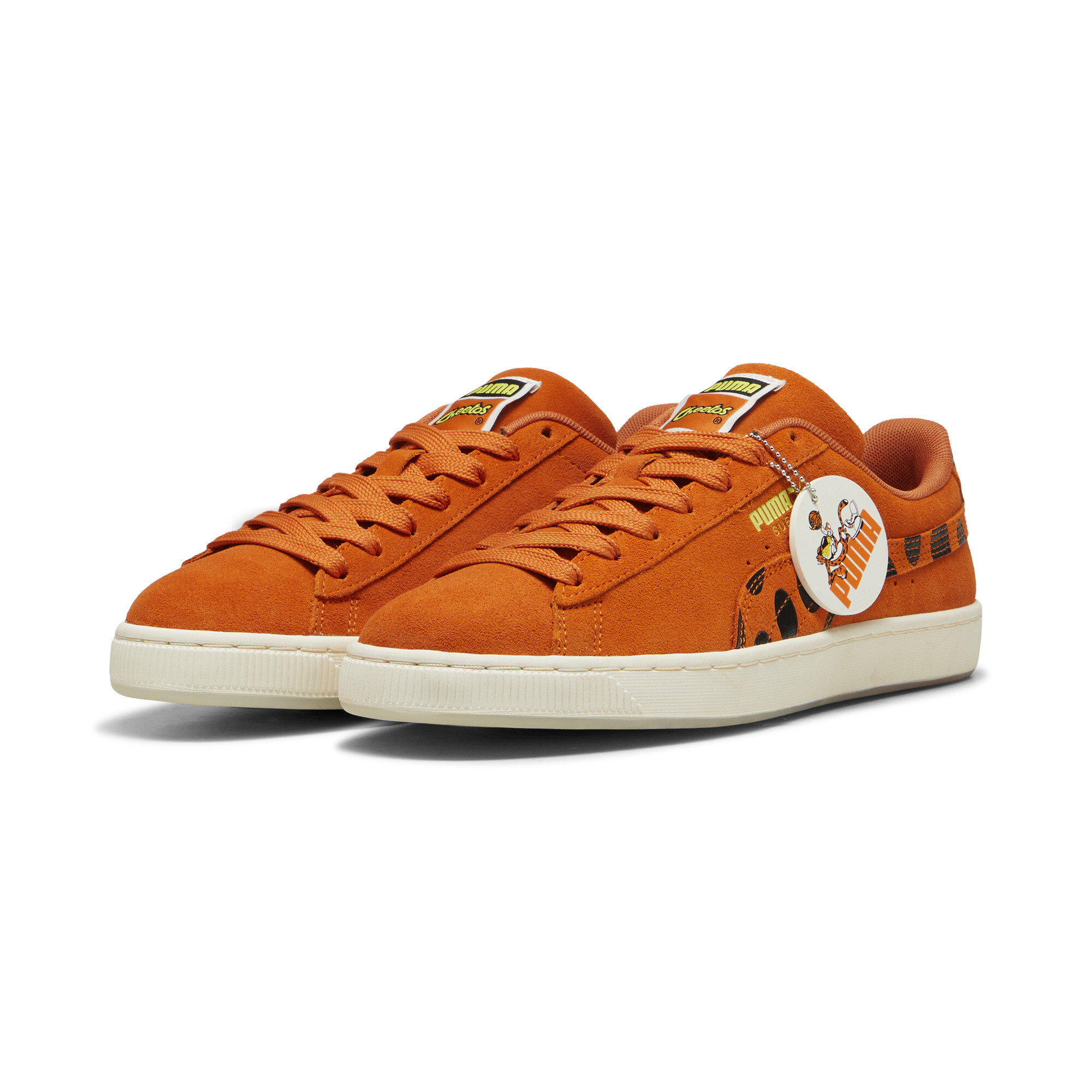 Puma X CHEETOS Suede Sneakers, Orange, Size 43, Shoes