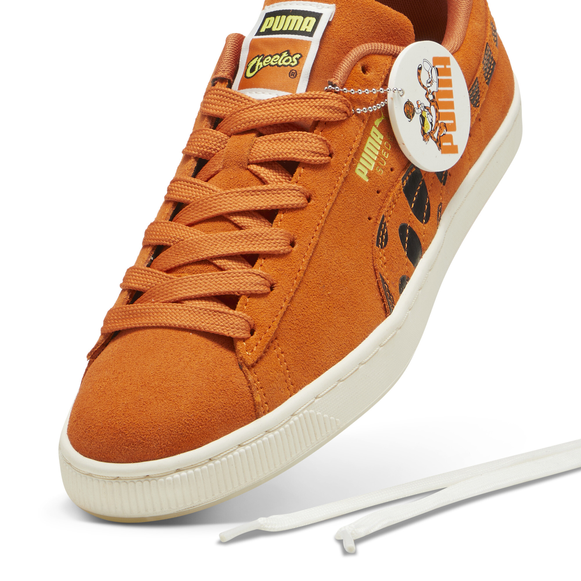 Puma X CHEETOS Suede Sneakers, Orange, Size 43, Shoes