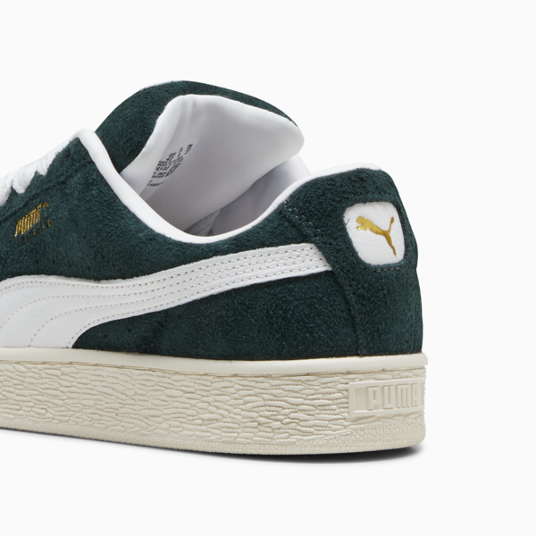 Suede XL Hairy Sneakers, Ponderosa Pine-Frosted Ivory, large-ZAF
