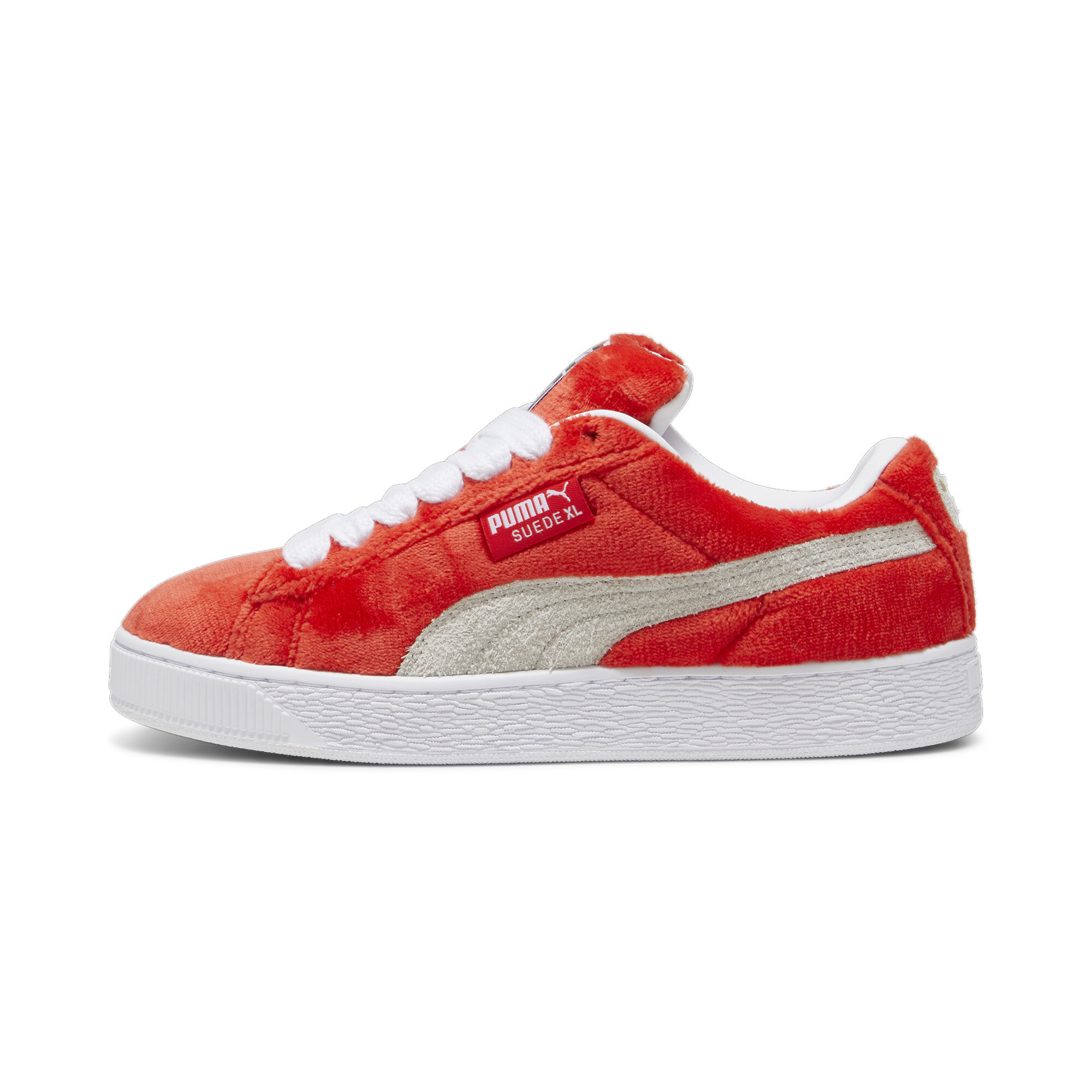 Puma Suede XL Plush Sneakers Schuhe Für Herren | Mit Colorful | White/Frosted Ivory | Größe: 47