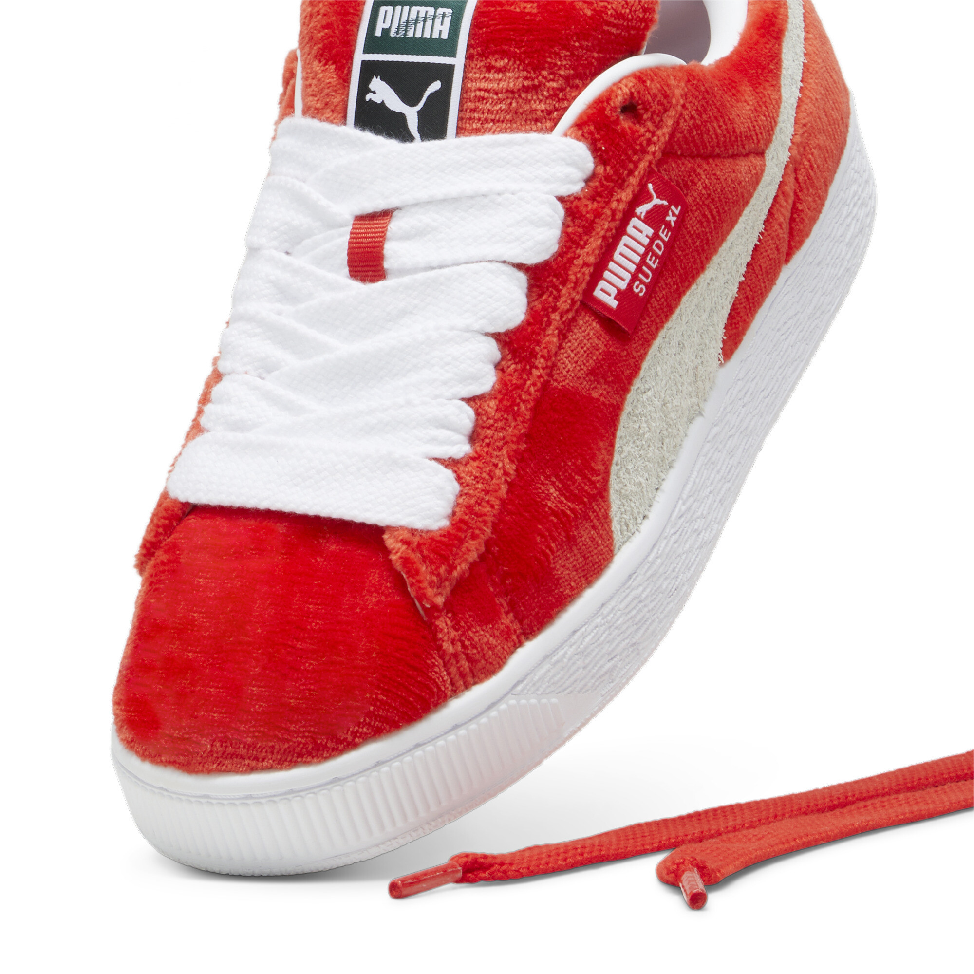 PUMA Suede XL pluche sneakers, Wit