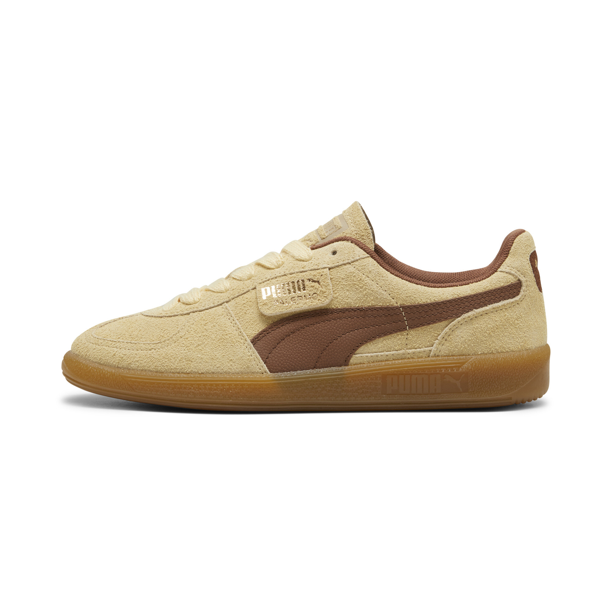 Puma Palermo Hairy Sneakers, Beige, Size 44, Shoes