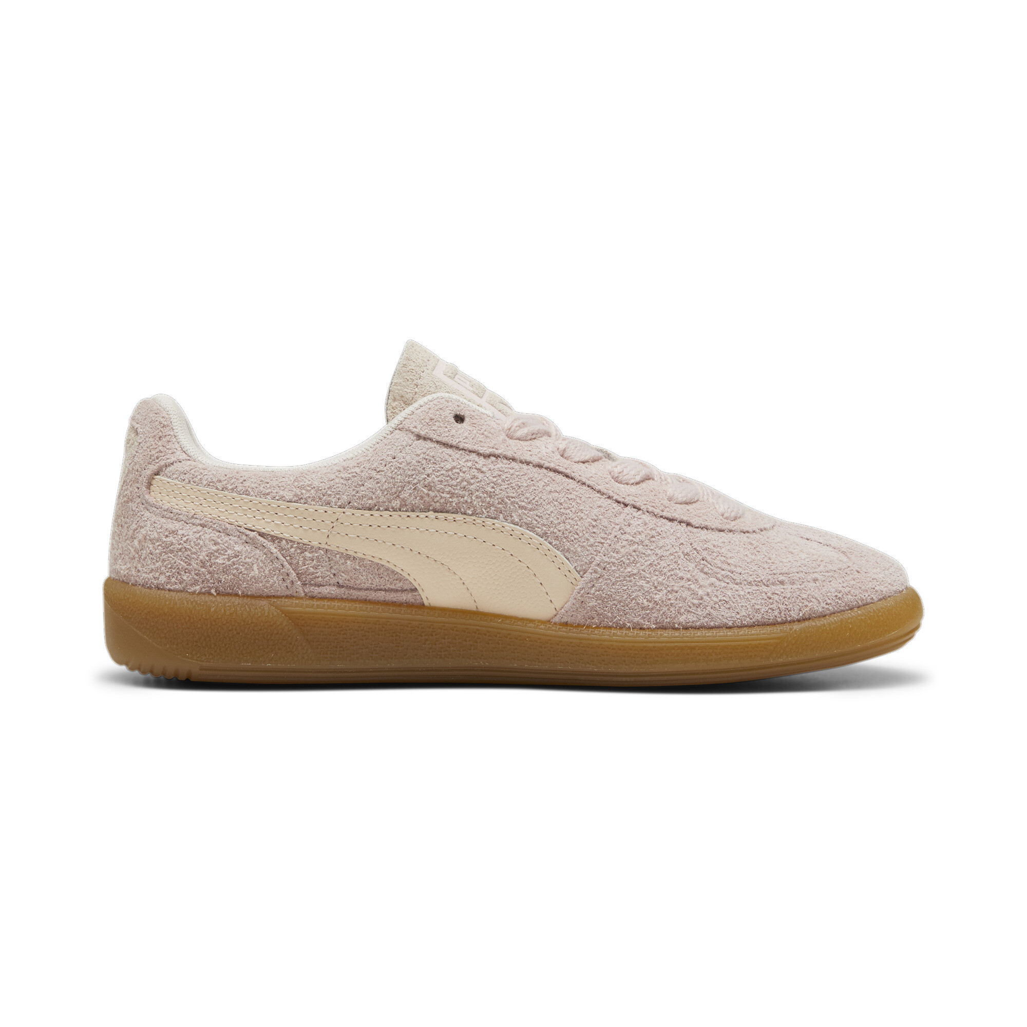 Puma Palermo Hairy Sneakers, Pink, Size 40, Shoes