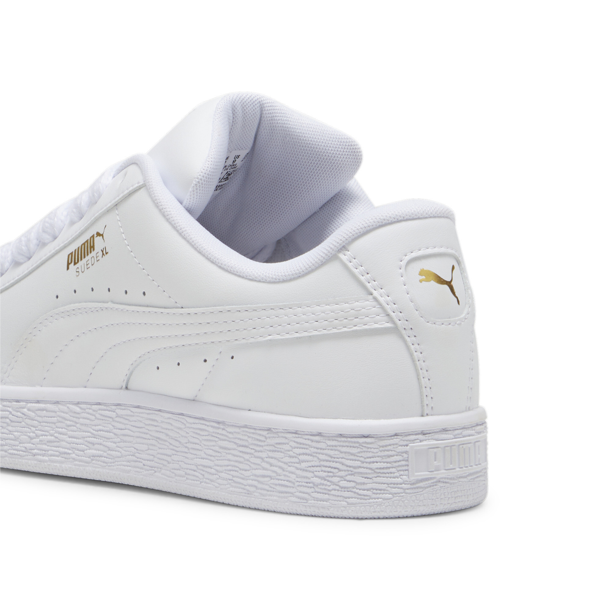 Puma Suede XL Leather Sneakers Unisex, White, Size 46, Shoes