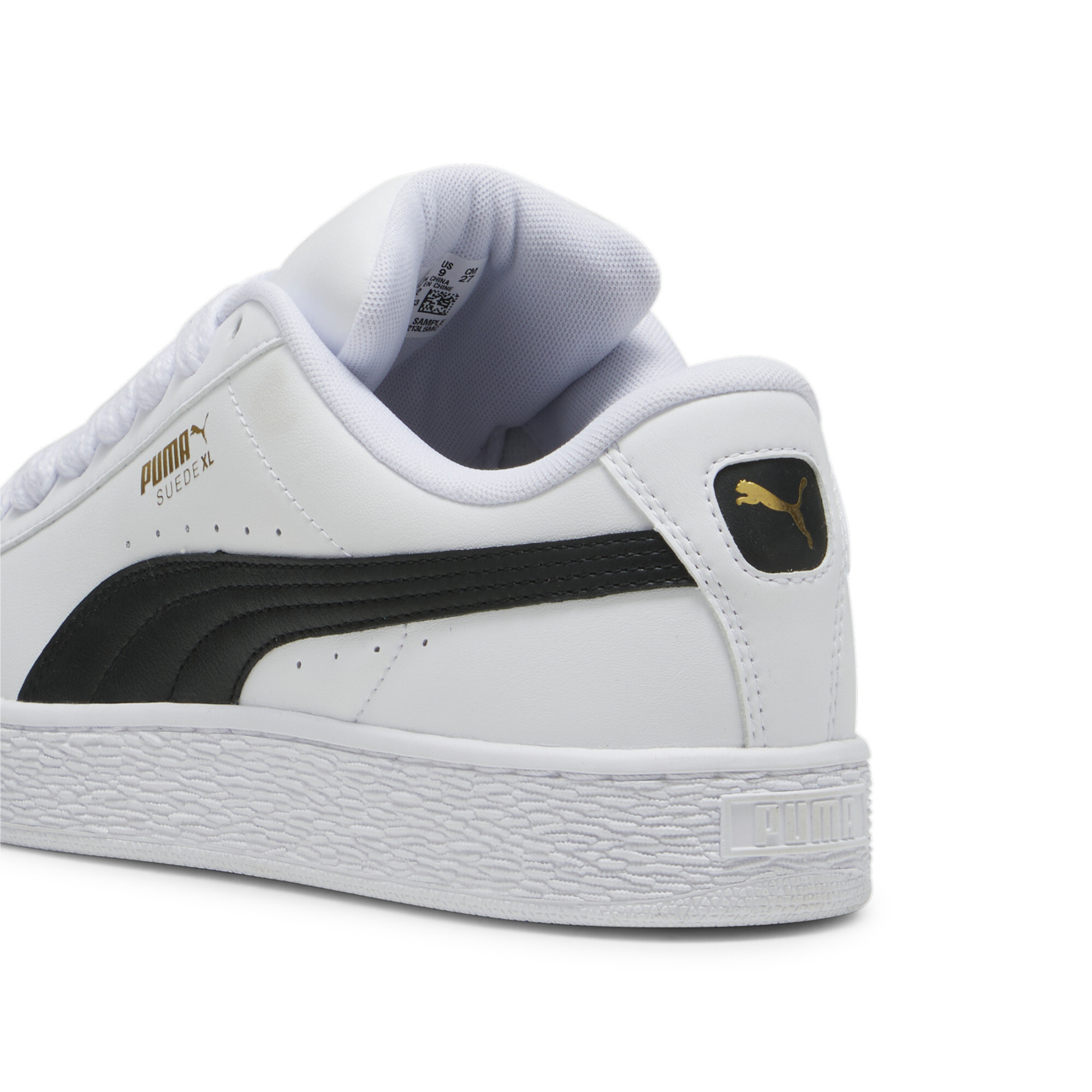 Puma Suede XL Leather Sneakers Unisex, White, Size 37, Shoes