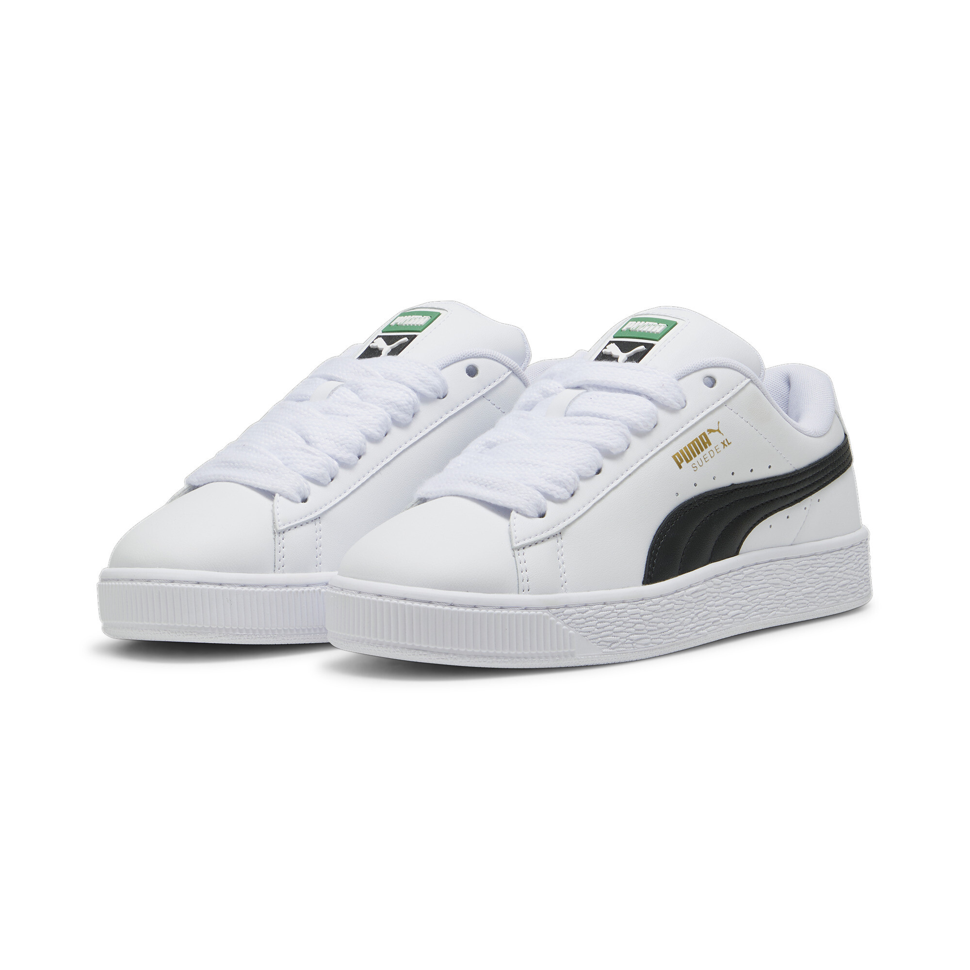 Puma Suede XL Leather Sneakers Unisex, White, Size 37, Shoes