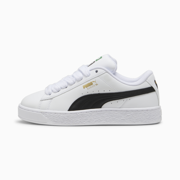 Tenis Suede XL, PUMA White-PUMA Black, large-MEX