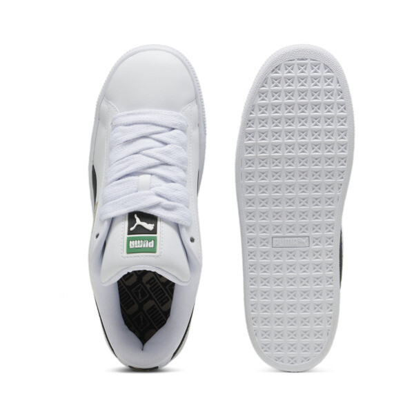 Puma suede white leather clearance