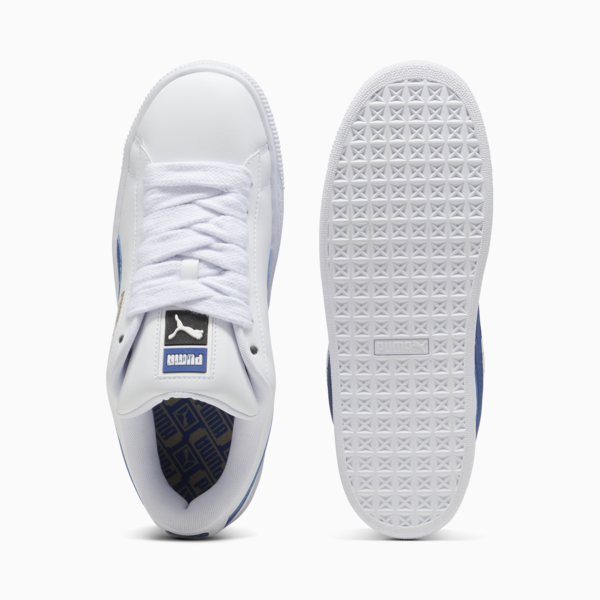 Suede XL Leather Sneakers Unisex, PUMA White-Clyde Royal, large-ZAF