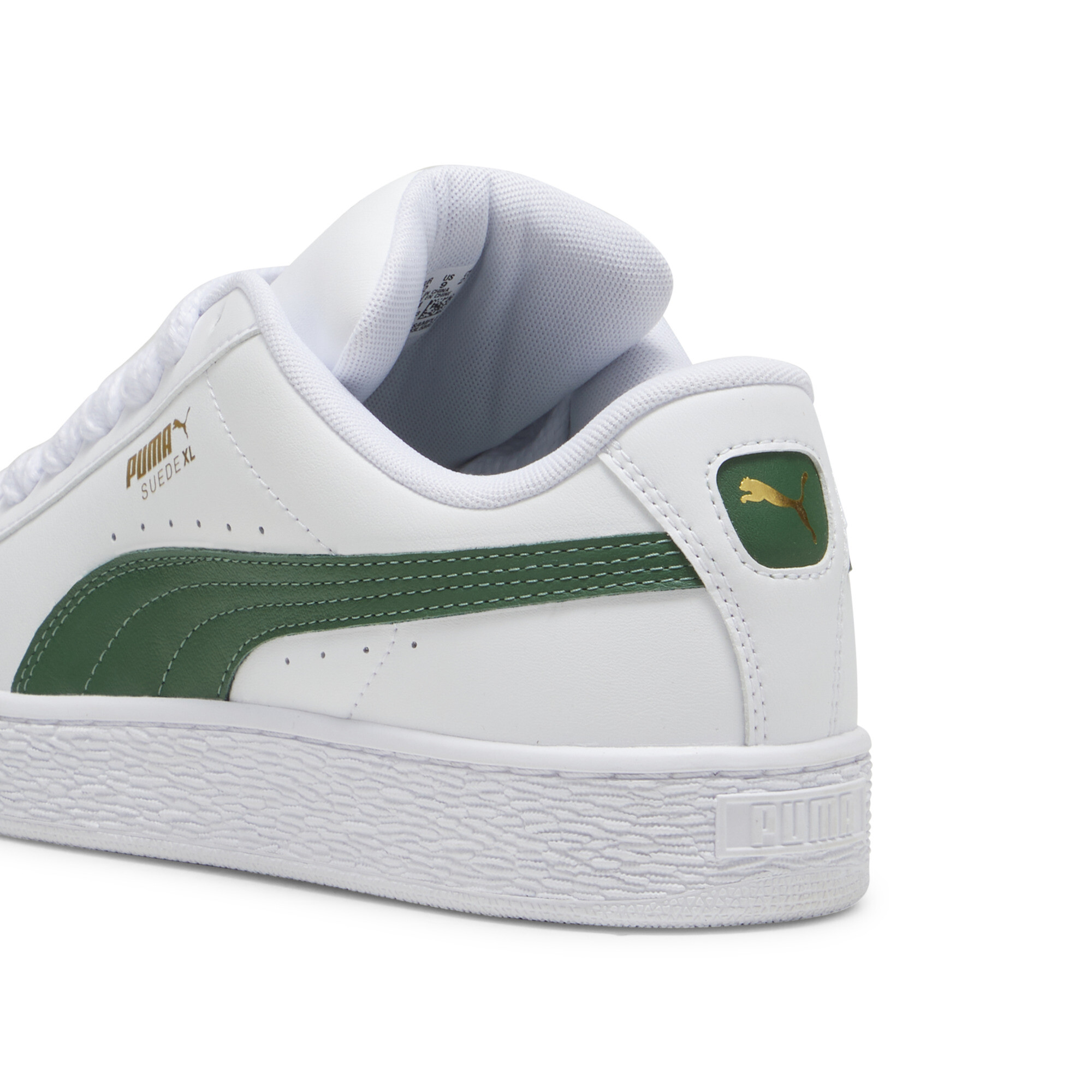 Puma Suede XL Leather Sneakers Unisex, White, Size 40.5, Shoes