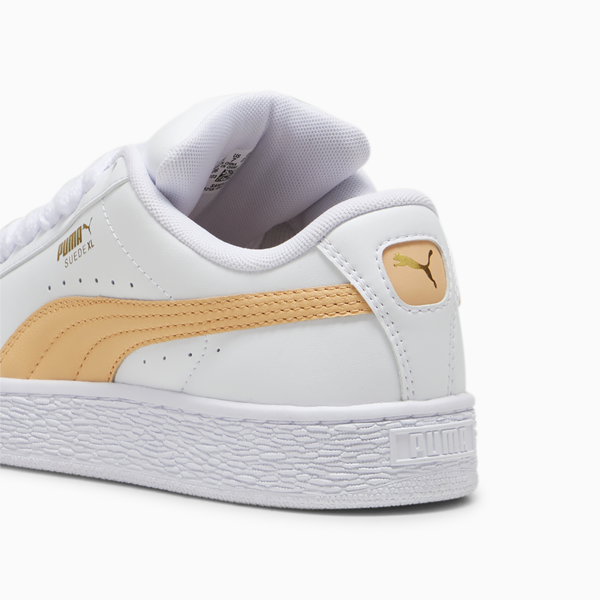 Suede XL Leather Sneakers Unisex, PUMA White-Peach Fizz, large-ZAF