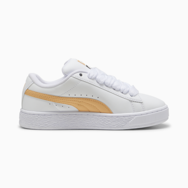 Suede XL Leather Sneakers Unisex, PUMA White-Peach Fizz, large-ZAF