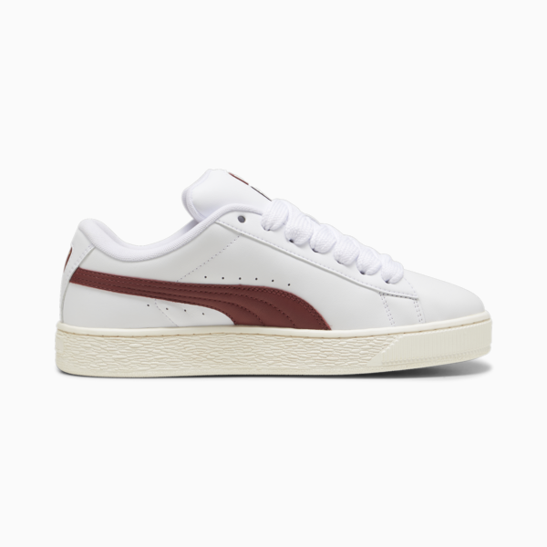 Suede XL Leather Sneakers, PUMA White-Intense Red, large-MEX