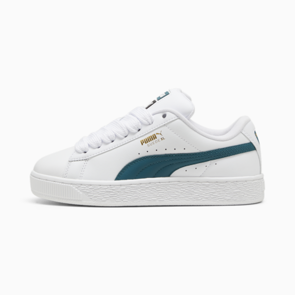 Tenis Suede XL, PUMA White-Cold Green, large-MEX