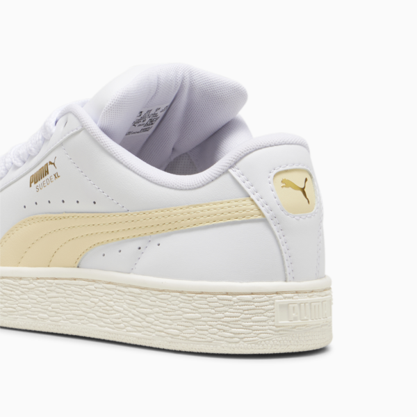 Suede XL Leather Sneakers, PUMA White-Creamy Vanilla, large-MEX