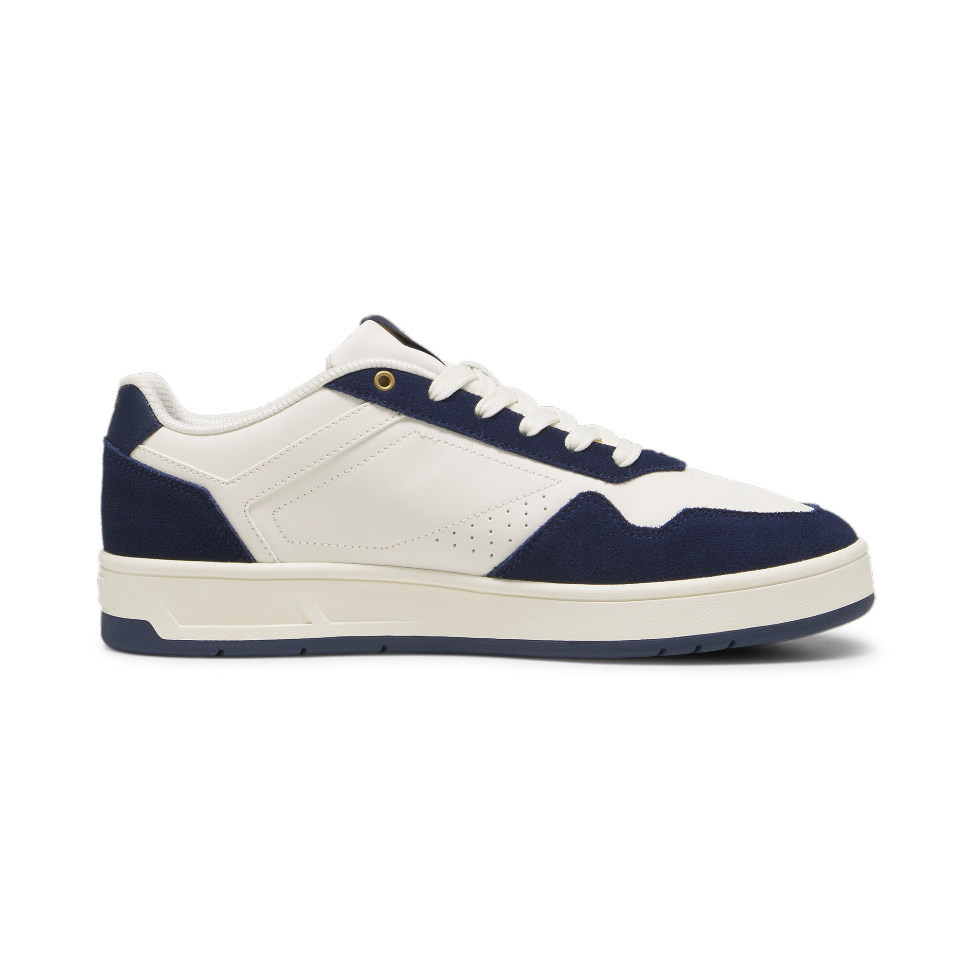 Puma Court Classic Suede Sneakers, White, Size 48, Shoes