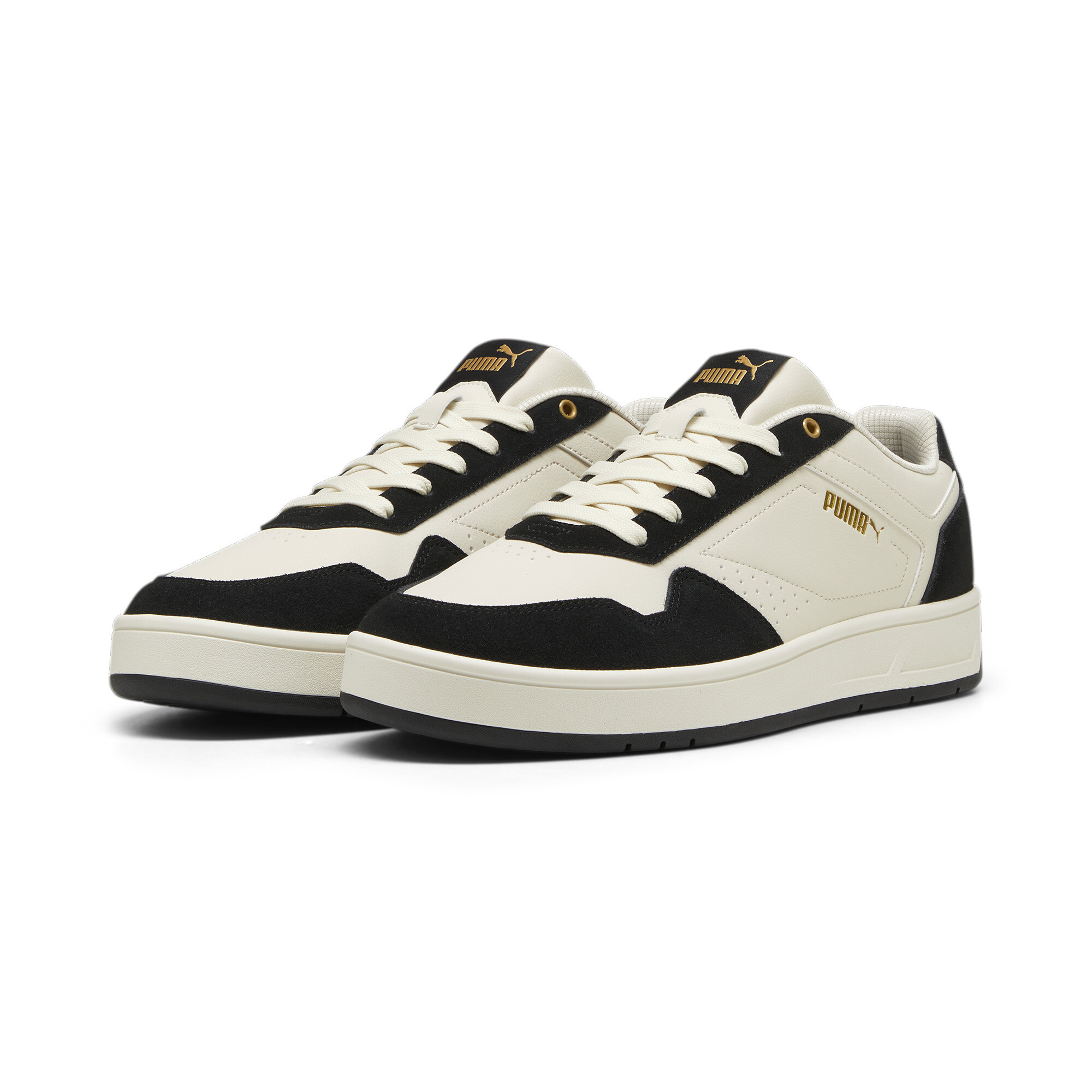 Puma Court Classic Suede Sneakers, White, Size 37, Shoes