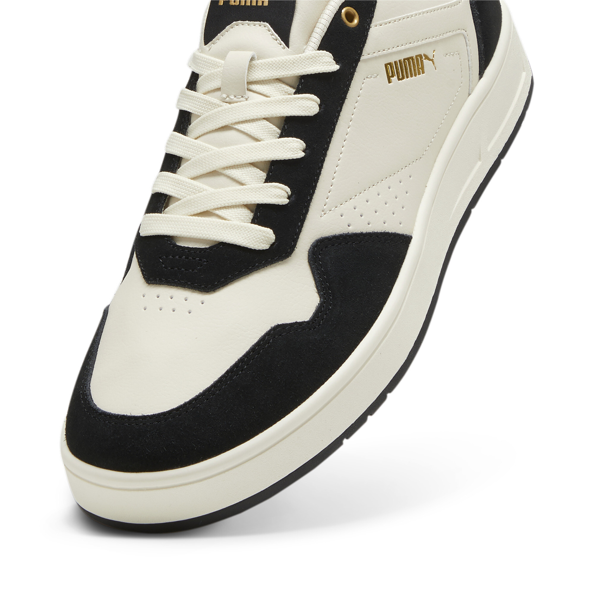 PUMA Court Classic Suede sneakers, Zwart/Goud