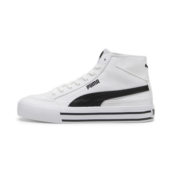 Zapatillas PUMA Court Classic Formstrip Mid En Blanco/Negro