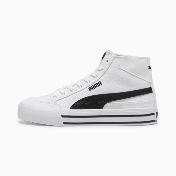 Tenis Court Classic Formstrip Mid, PUMA White-PUMA Black, large-MEX
