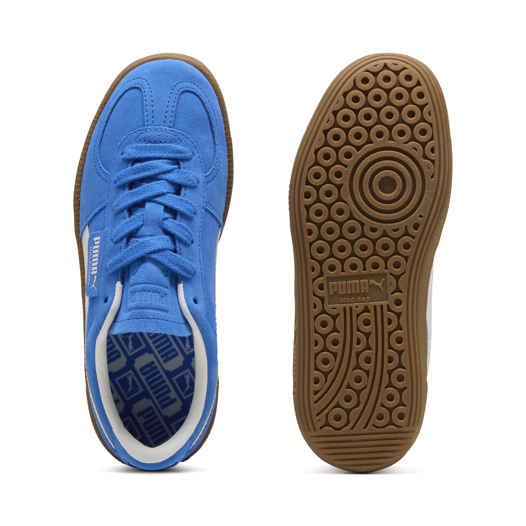 PUMA Palermo sneakers, Blauw/Wit, Maat 38,5 thumbnail 4