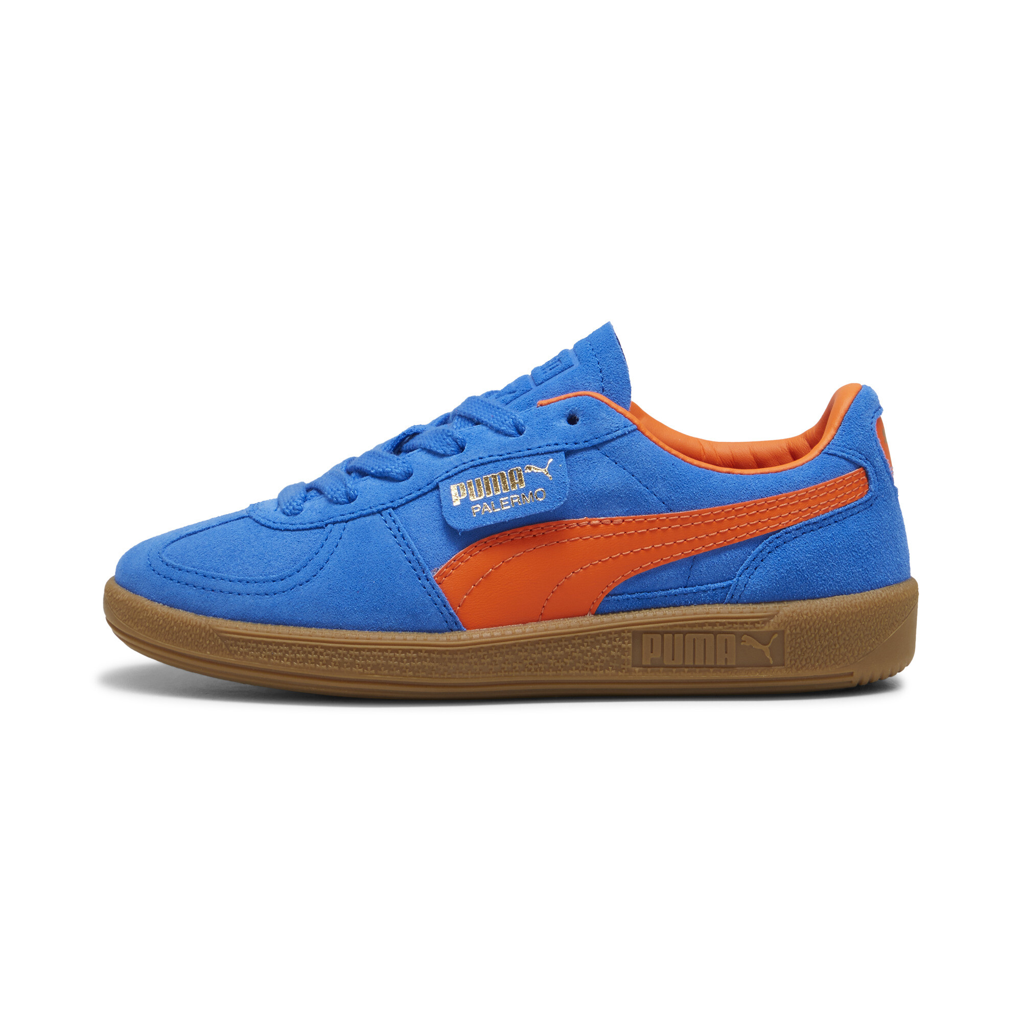 Puma Palermo Sneakers Teenager Schuhe Für Für Kinder | Mit Plain | Hyperlink Blue/Flame Flicker/Gum | Größe: 36