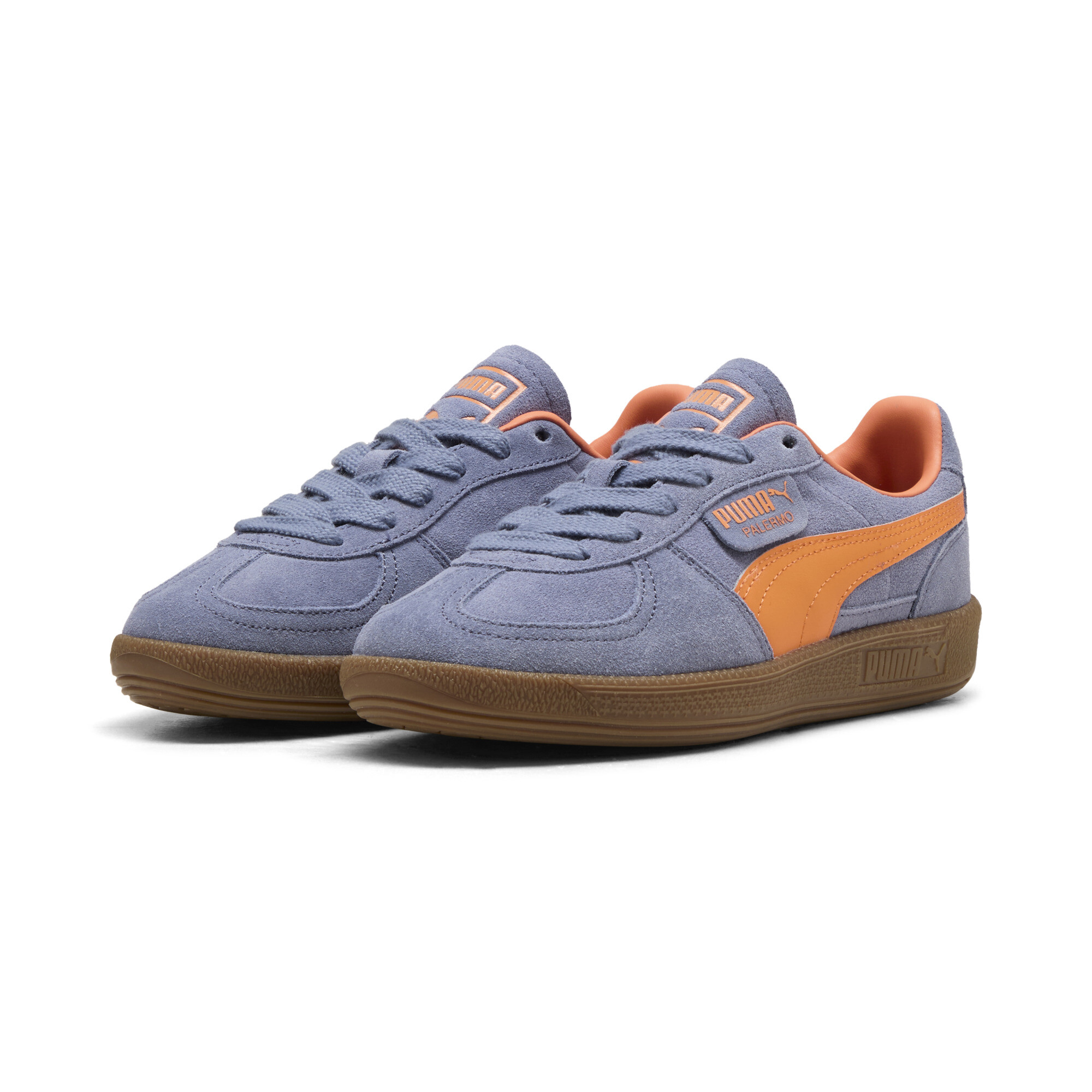PUMA Palermo sneakers, Grijs/Oranje, Maat 37 thumbnail 6