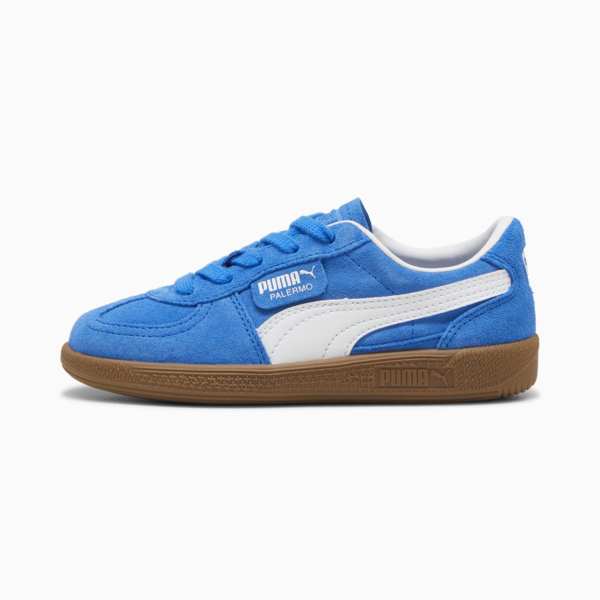 Palermo Kids' Sneakers, Hyperlink Blue-PUMA White, large-MEX