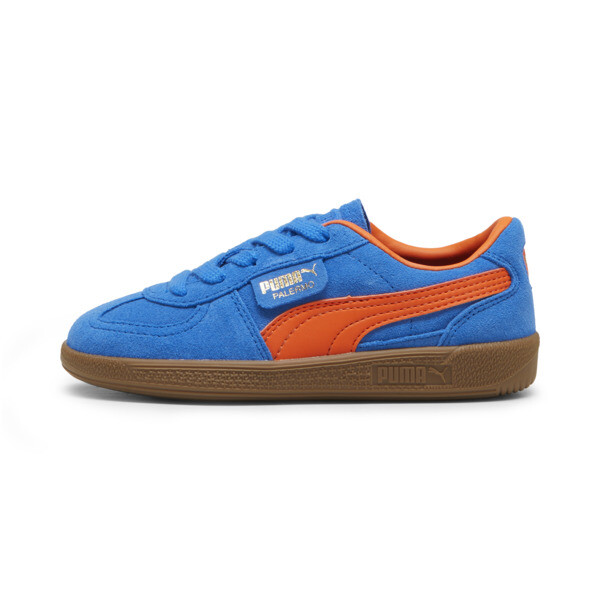 Puma Palermo Sneakers In Hyperlink Blue-flame Flicker-gum