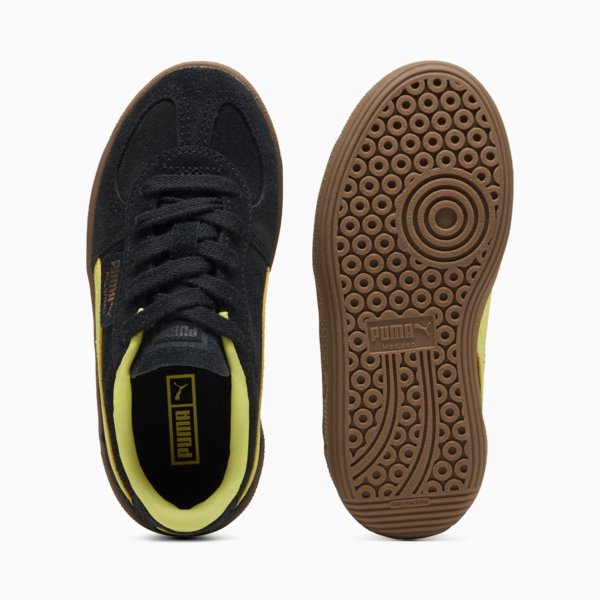 Palermo Sneakers Kids, PUMA Black-Lemon Sherbert, large-ZAF